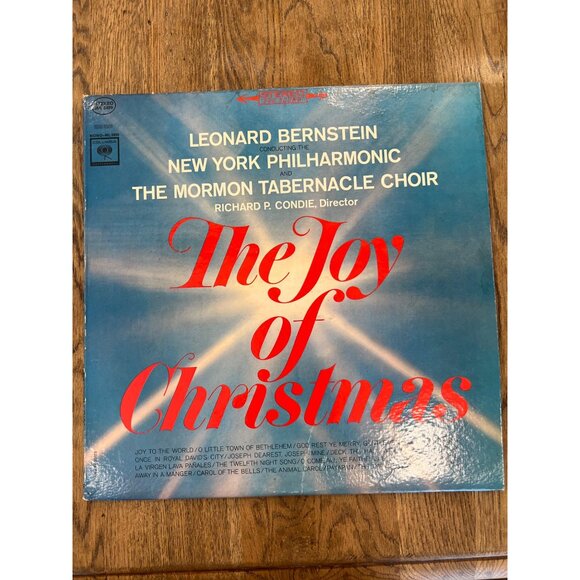 Leonard Bernstein "The Joy Of Christmas" Vinyl LP XSM 75090 Record Album - Picture 5 of 5
